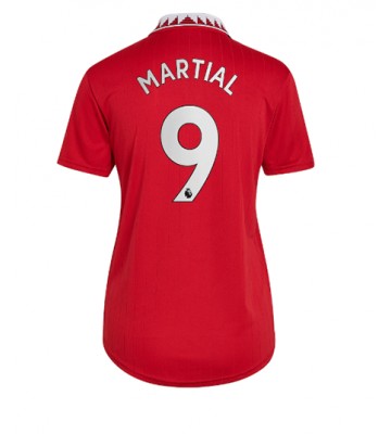 Manchester United Anthony Martial #9 Hjemmedrakt Kvinner 2022-23 Kortermet